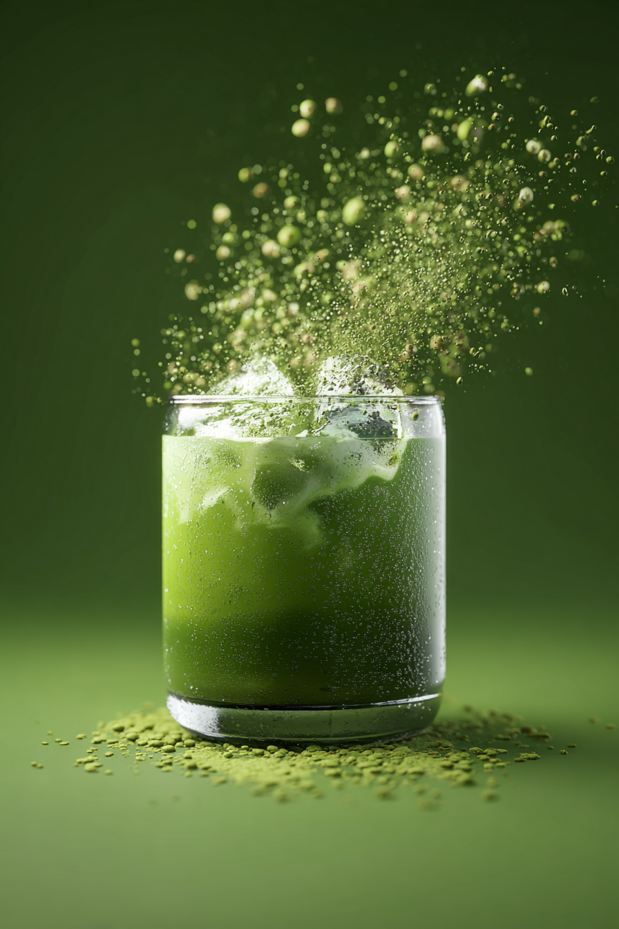 Drinking Matcha In Bangkok